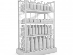 cosmetic product market stand 05 3Dモデル