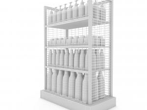cosmetic product market stand 05 3Dモデル