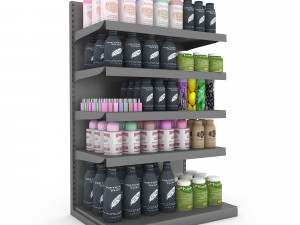 cosmetic product market stand 06 3D Model