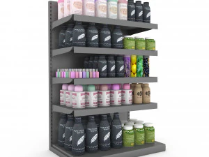 march&eacute; des produits cosm&eacute;tiques stand 06 Modèle 3D