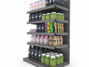 cosmetic product market stand 06 3D मॉडल