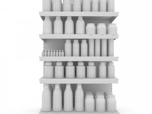 cosmetic product market stand 06 3D मॉडल