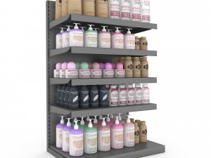 cosmetic product market stand 07 3D Model