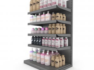 cosmetic product market stand 07 3D Model