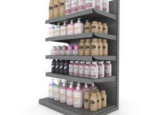 化粧品マーケットスタンド07 3Dモデル