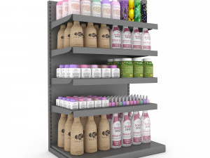 cosmetic product market stand 08 3D Model