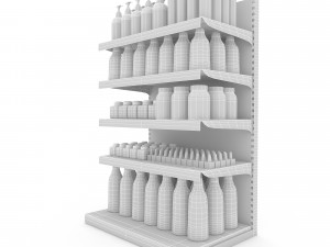 cosmetic product market stand 08 3D Model