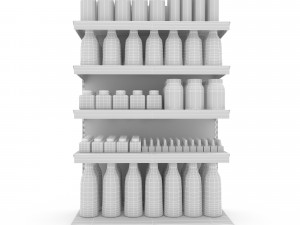 cosmetic product market stand 08 3D Model