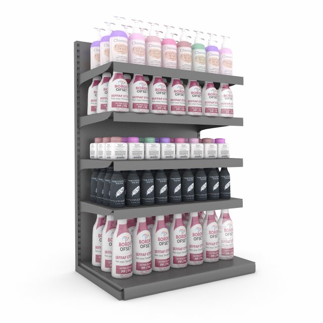 cosmetic product market stand 09 Modelo 3D .c4d .max .obj .3ds .fbx .stl .blend 
