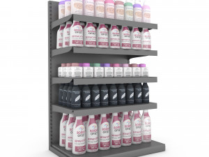 cosmetic product market stand 09 3D Model