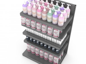 cosmetic product market stand 09 Modelo 3D