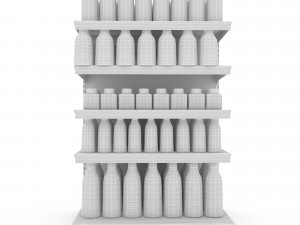 cosmetic product market stand 09 Modelo 3D