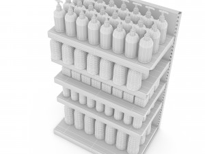 cosmetic product market stand 09 Modelo 3D