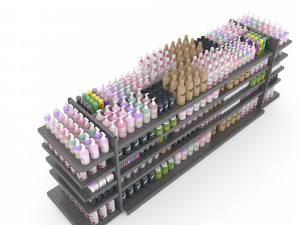 cosmetic product market stand 10 3D Model