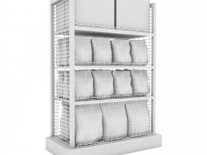 cleaning product market stand 02 Modelo 3D