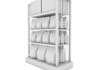 cleaning product market stand 02 Modelo 3D