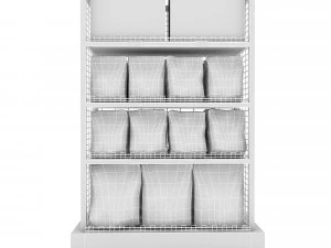 cleaning product market stand 02 3D Model