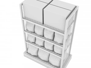 cleaning product market stand 02 3D Model