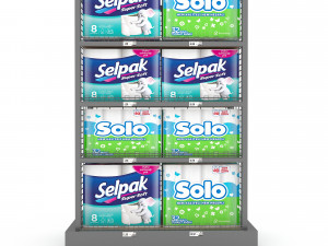 cleaning product market stand 04 3D 模型