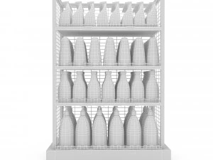 cleaning product market stand 05 3D Model