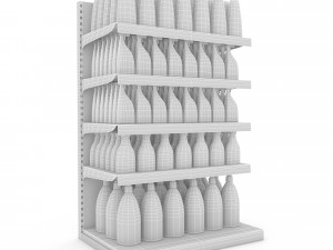 cleaning product market stand 06 Modelo 3D