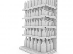 cleaning product market stand 06 Modelo 3D
