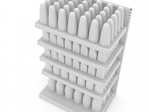cleaning product market stand 06 Modelo 3D