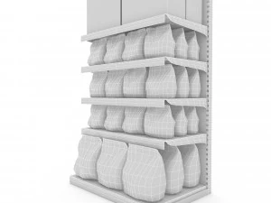 cleaning product market stand 08 3D Model