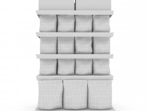 cleaning product market stand 08 3D Model