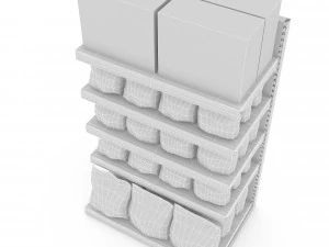 cleaning product market stand 08 3D Model