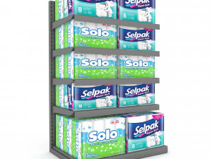 stand mercado de productos de limpieza 09 Modelo 3D