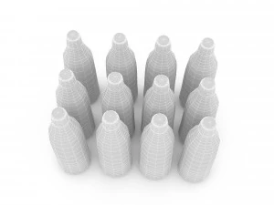 model market stand product 01 3D Model