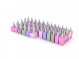 market stand product 02 3D Модель