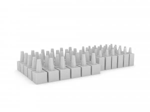 market stand product 02 3D Model