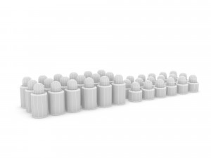 3d market stand product 08 Modelo 3D