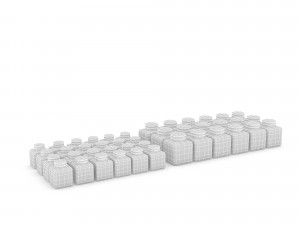 3d market stand product 12 3D Model