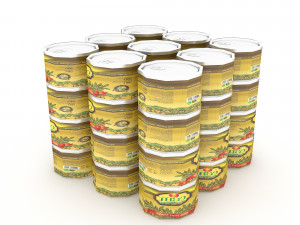 3d market stand product 16 Model 3D