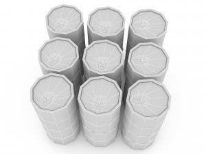 3d market stand product 16 Model 3D
