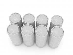market stand product 20 Modello 3D