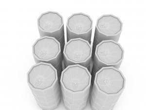 market stand product 24 3D Model