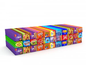 市场摊位产品 36 3D 模型