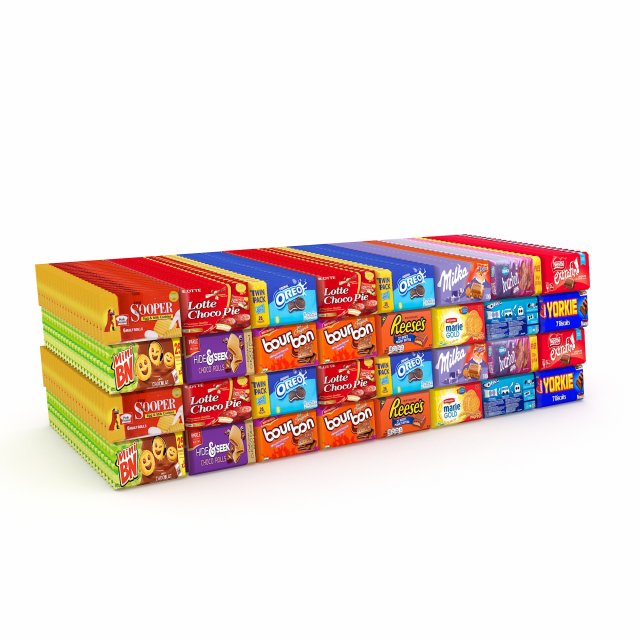 market stand product 36 Modello 3D .c4d .max .obj .3ds .fbx .stl .blend 