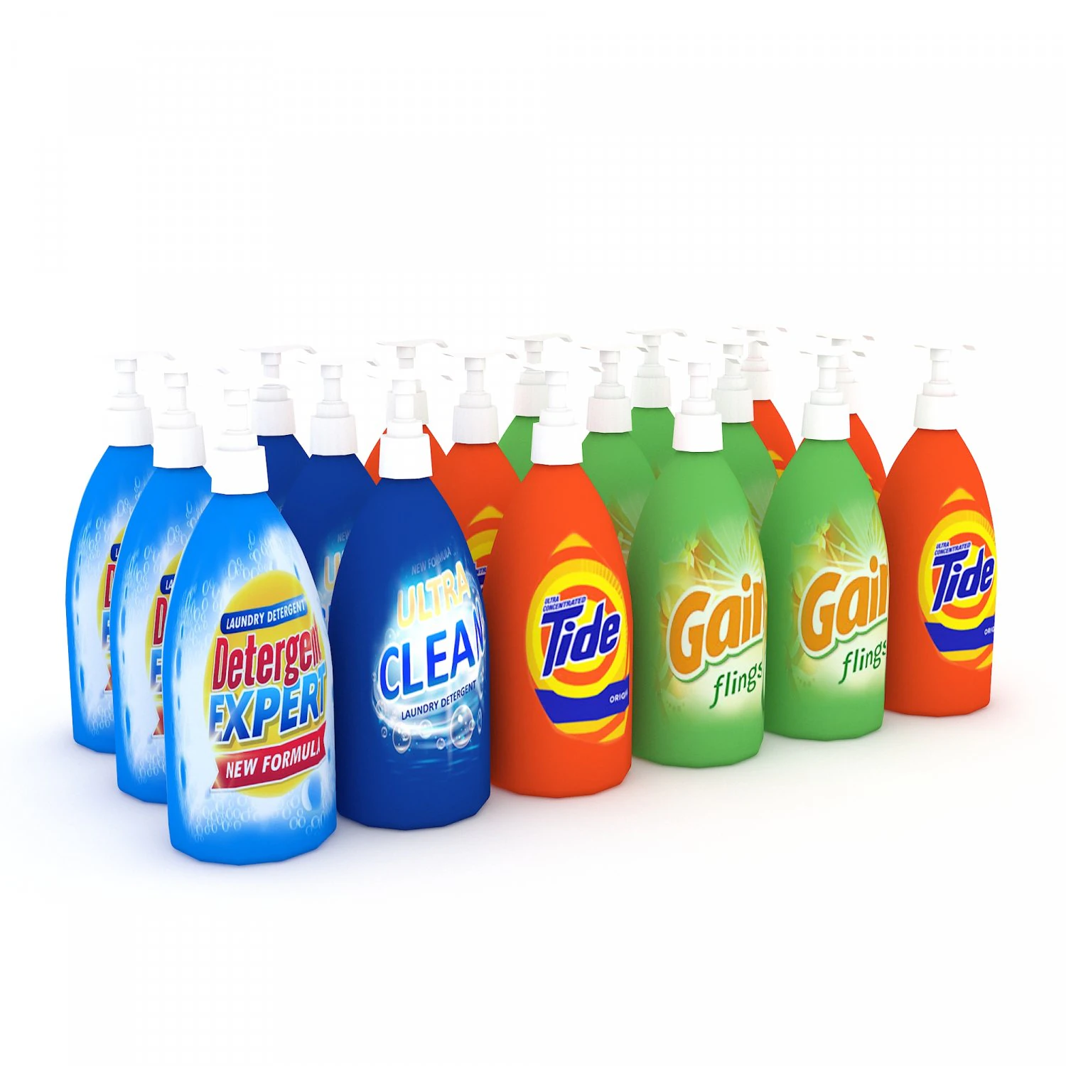 market stand product 41 3D Model .c4d .max .obj .3ds .fbx .stl .blend