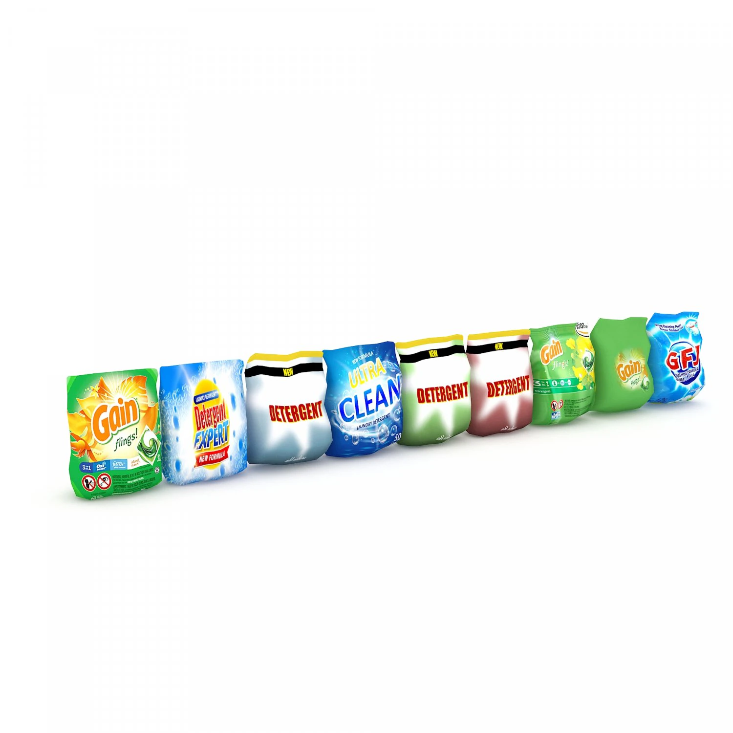 market stand product 45 3D Model .c4d .max .obj .3ds .fbx .stl .blend 