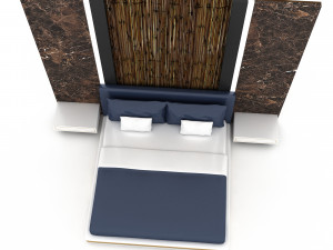 3d modern bed design 04 Modelo 3D