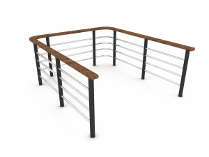 3D railing 05 3D Model