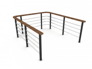 3D railing 05 3D Model