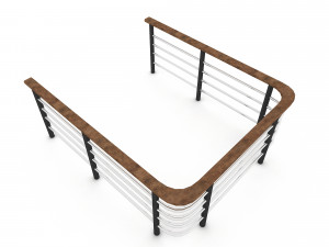 3D railing 05 3D Model