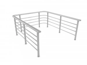 3D railing 05 3D Model