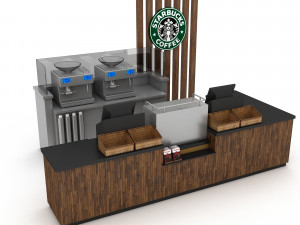 3d coffee shop 3D 3D Model